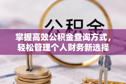丹江口掌握高效公积金查询方式，轻松管理个人财务新选择