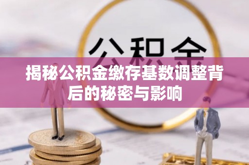 丹江口揭秘公积金缴存基数调整背后的秘密与影响